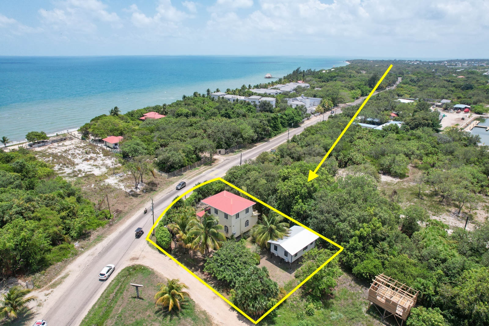 RE/MAX real estate, Belize, Seine Bight, Residential Home with a Separate 2 Bedr. Rental Property