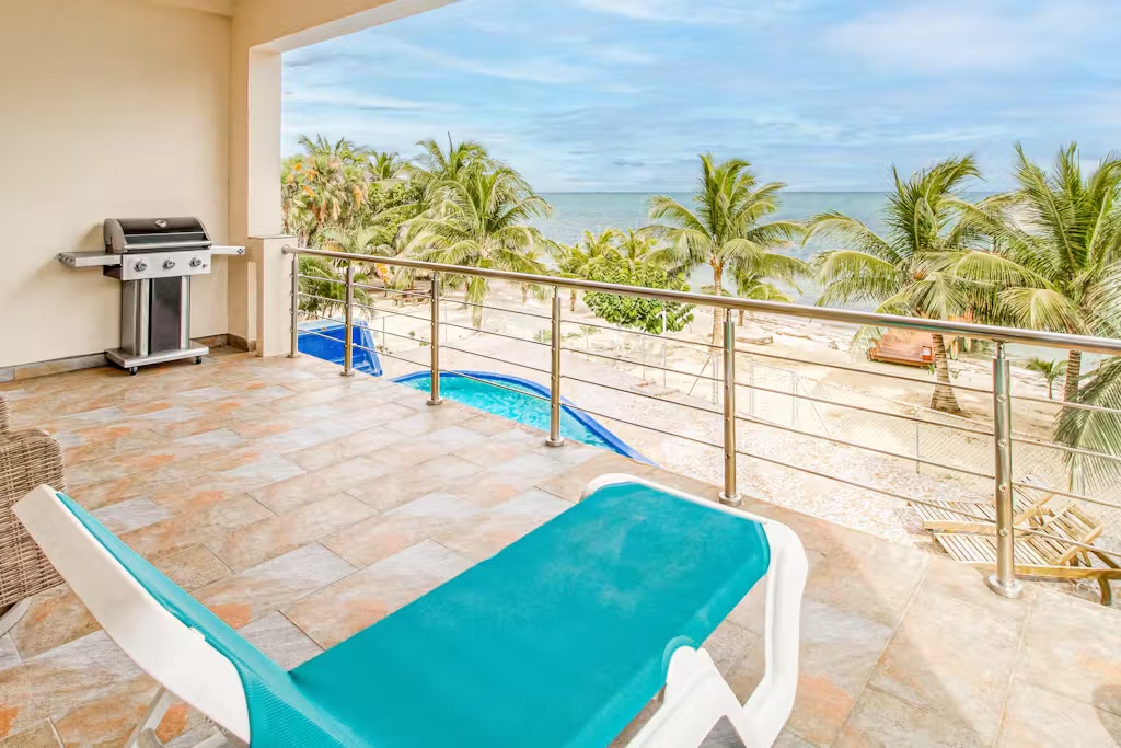 Oversized Beachfront Balcony, Turnkey and ready for your fresh catch