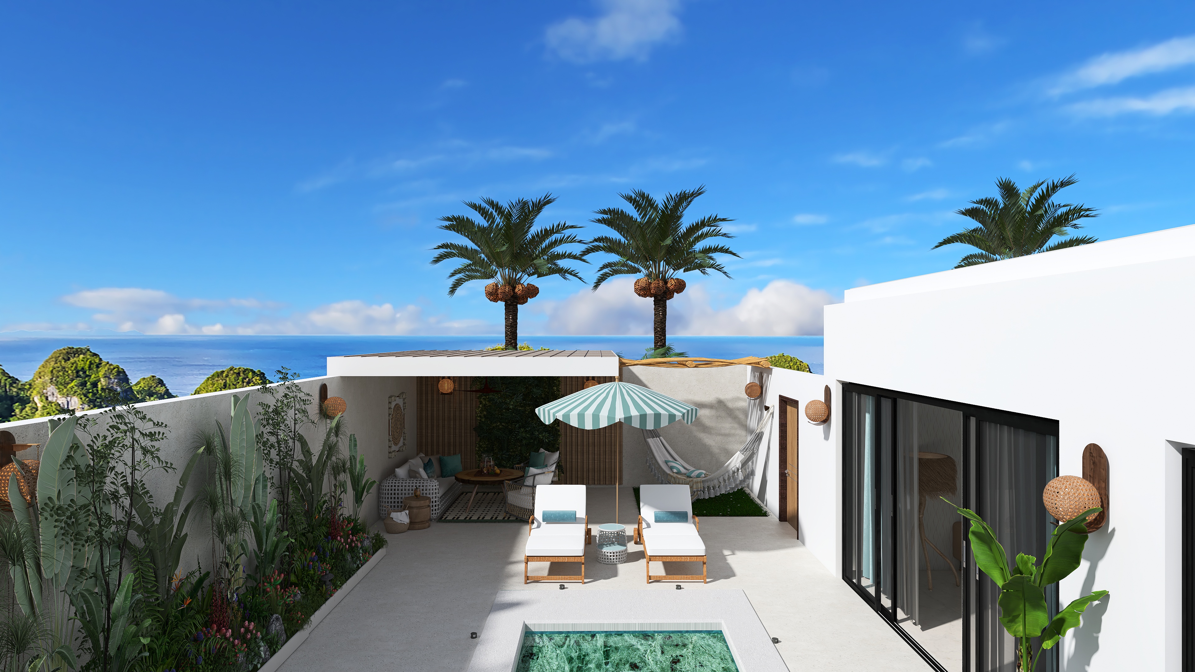 RE/MAX real estate, Belize, Hopkins, 3 bedroom  Beachfront Villa with private Pool